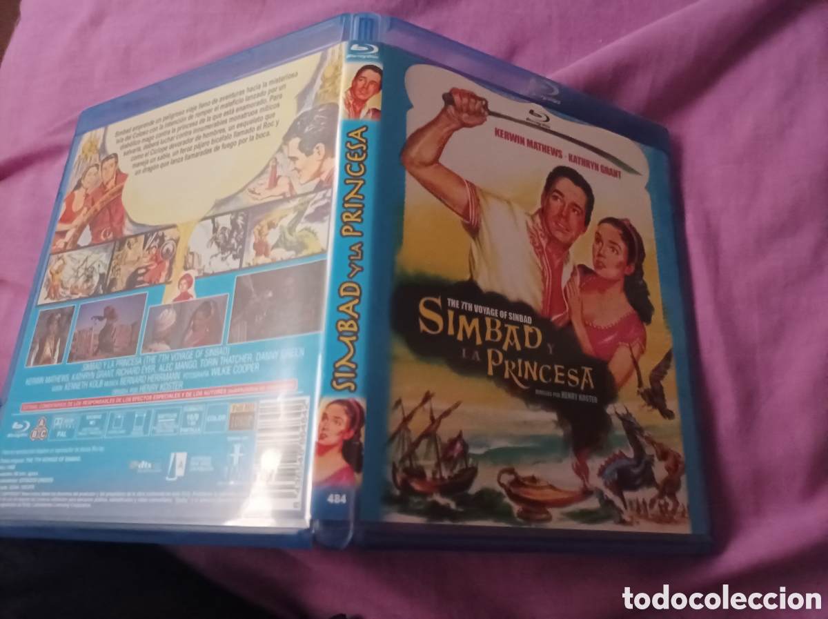 Cine: SIMBAD Y LA PRINCESA BLU RAY DISC ORIGINAL BDR