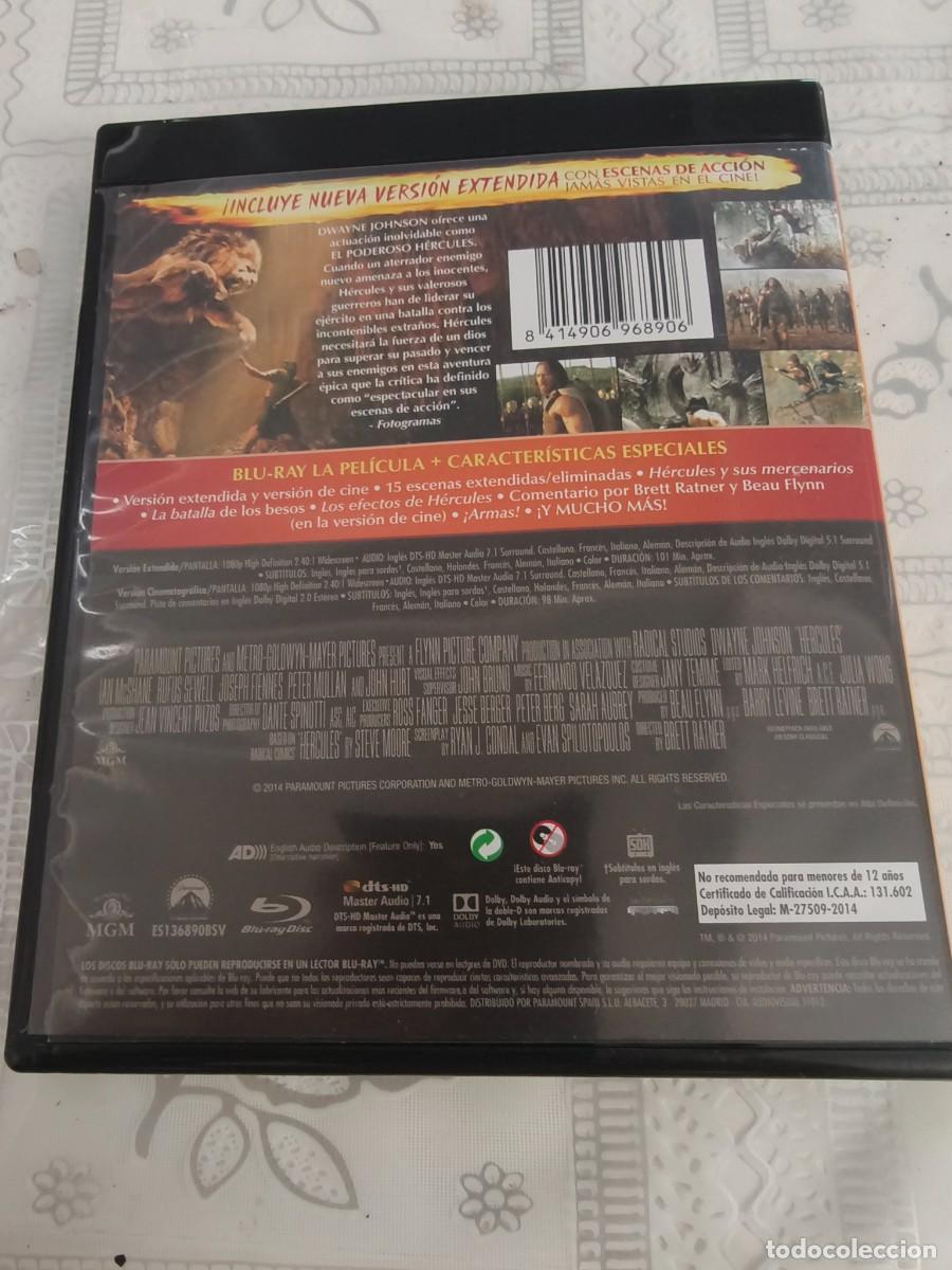 Cine: BLU RAY - H&Eacute;RCULES - DWAYNE JOHNSON - LEER CONDICIONES DE VENTA - Foto 2