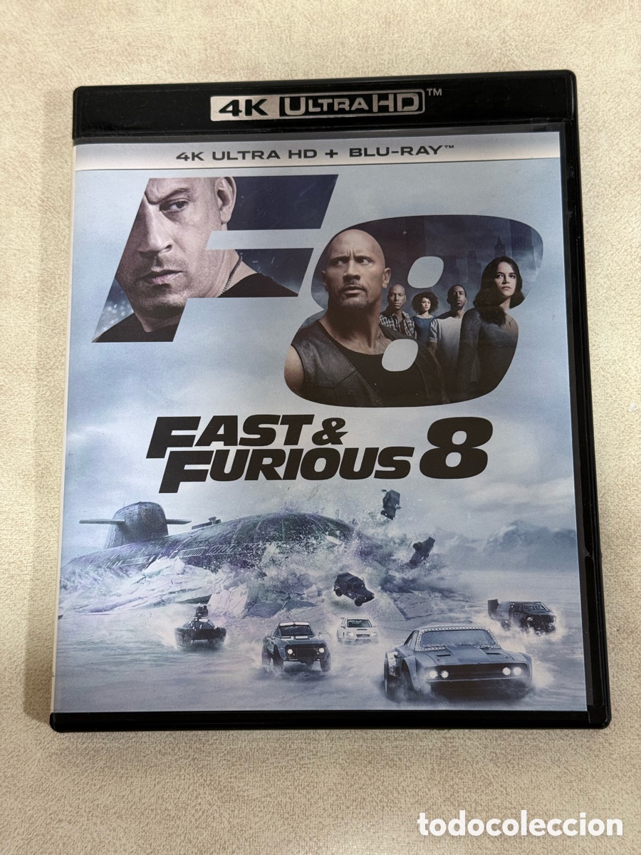 Cine: Fast & Furious 8, 4K + Bluray