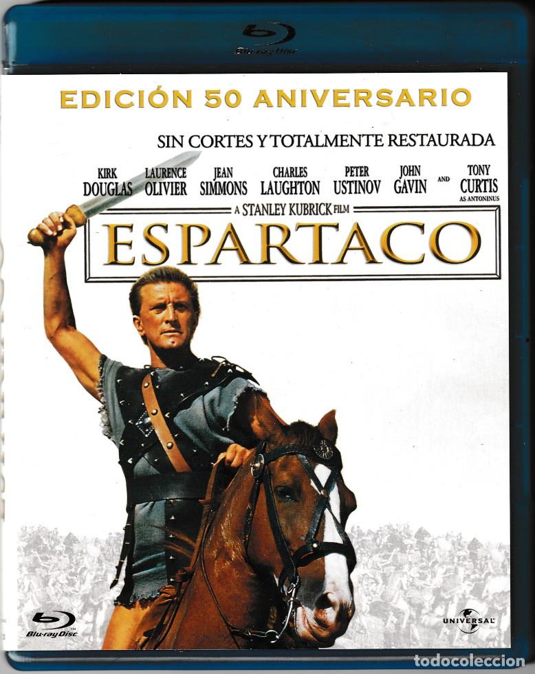 Cine: ESPARTACO - BLU-RAY ED. 50 ANIVERSARIO - STANLEY KUBRICK - KIRK DOUGLAS, LAURENCE OLIVIER