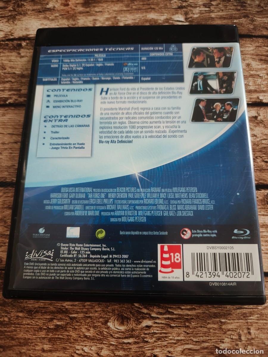 Cine: BLU RAY - AIR FORCE ONE - HARRISON FORD - LEER CONDICIONES DE VENTA - Foto 2