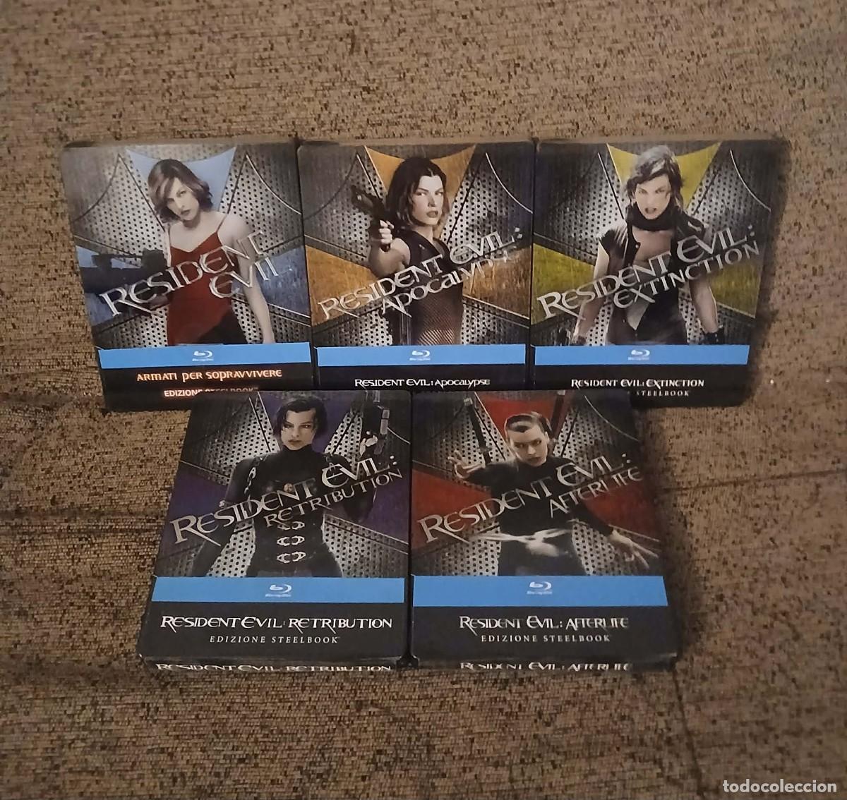 Cine: COLECCION RESIDENT EVIL EN 5 BLURAYS STEELBOOK UNICA EN TODOCOLECCION