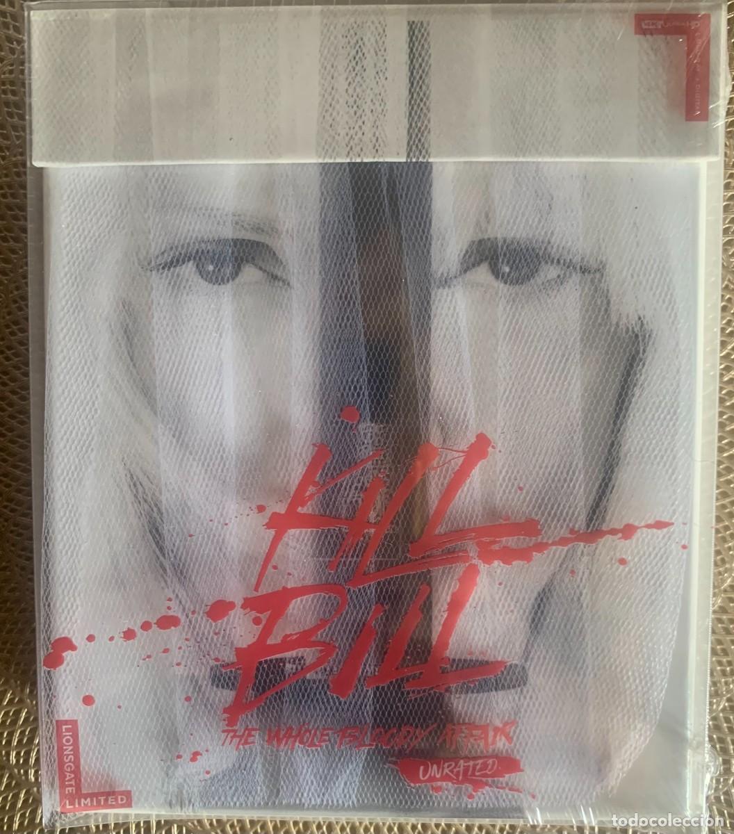 Cine: KILL BILL: THE WHOLE BLOODY AFFAIR UNRATED. EDICI&Oacute;N LIMITADA LIONSGATE 4 DISCOS , POSTERS, ETC