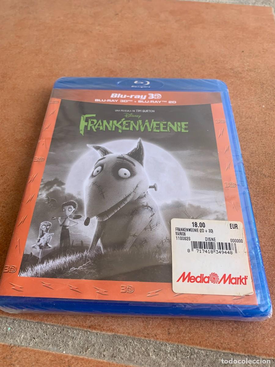 Cine: BLU-RAY 3D + BL-RAY 2D. FRANKENWEENIE. PRECINTADA