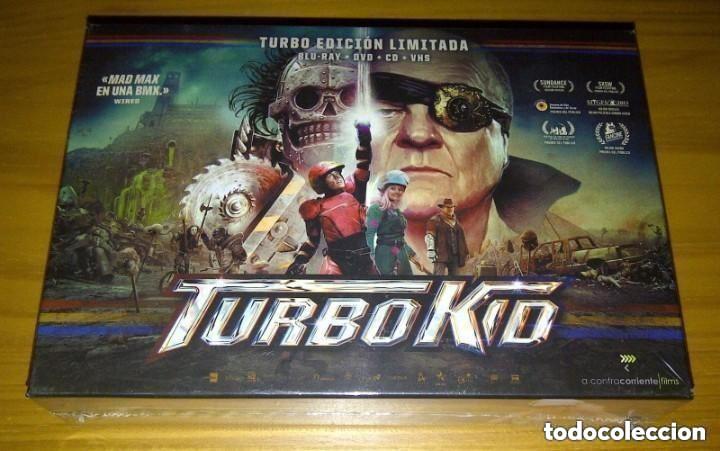 Cine: TURBO KID TURBO EDICI&Oacute;N LIMITADA BLU-RAY + DVD + CD + VHS PRECINTADO