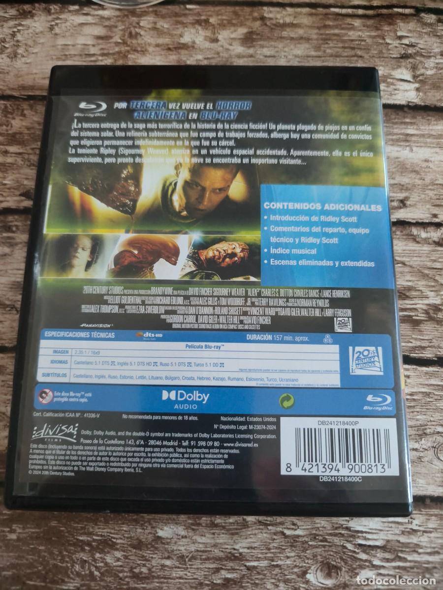 Cine: BLU RAY - ALIEN 3 - LEER DESCRIPCION Y CONDICIONES DE VENTA - Foto 2