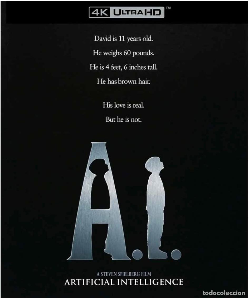 Cine: Inteligencia artificial (Steven Spielber, 1981) - EDICION 4K UHD