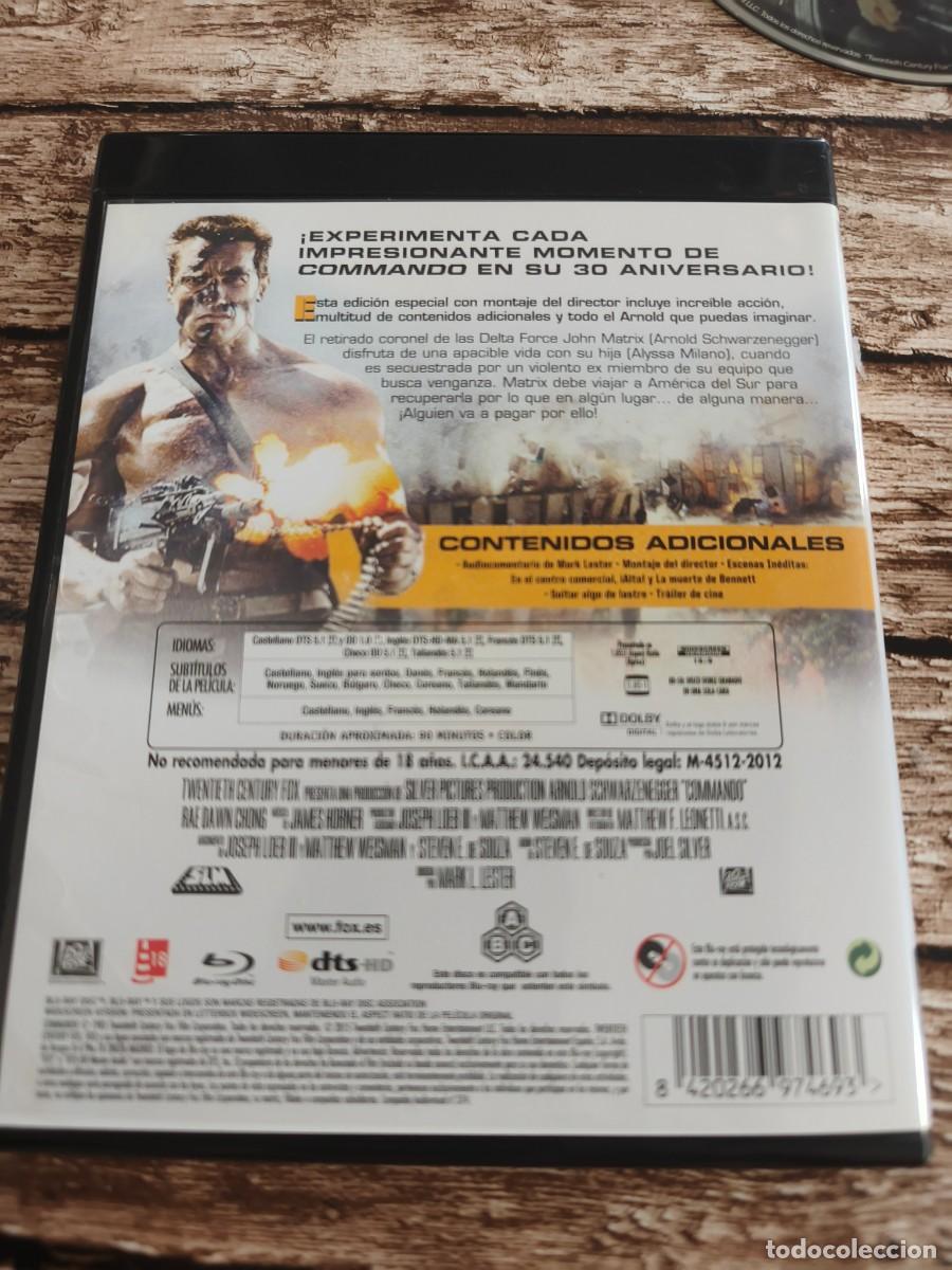 Cine: BLU RAY - COMMANDO - ARNOLD SCHWARZENEGGER - LEER DESCRIPCI&Oacute;N Y CONDICIONES VENTA - Foto 2