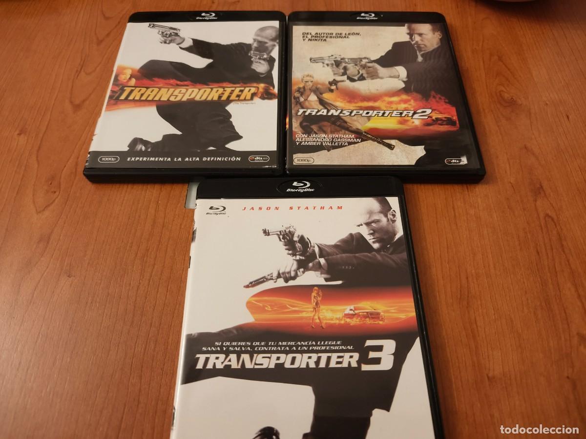 Cine: LOTE DE TRES BLU RAY - SAGA TRANSPORTER - JASON STATHAM - LEER CONDICIONES DE VENTA