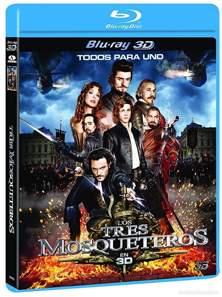 Cine: LOS TRES MOSQUETEROS BLURAY 3D + 2D EN BUEN ESTADO