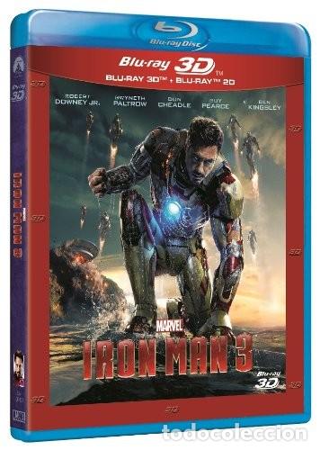 Cine: IRON MAN 3 BLURAY 3D COMO NUEVO