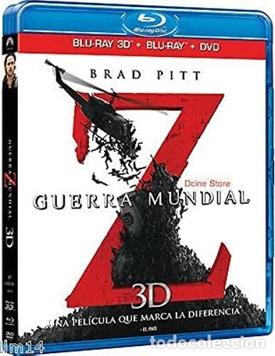 Cine: GUERRA MUNDIAL Z BLURAY 3D COMO NUEVO