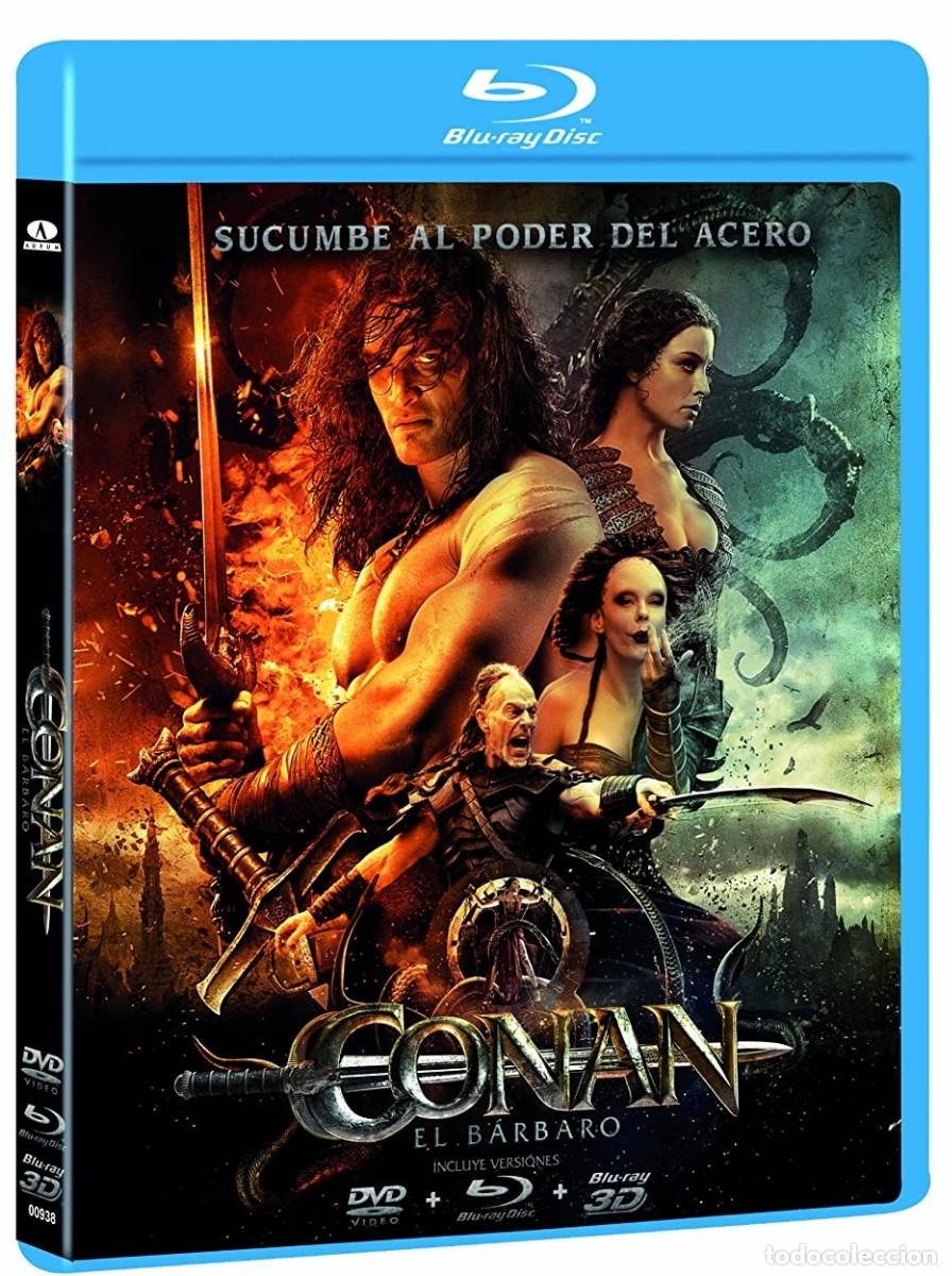 Cine: CONAN EL BARBARO BLURAY 3D + 2D + SOBREFUNDA