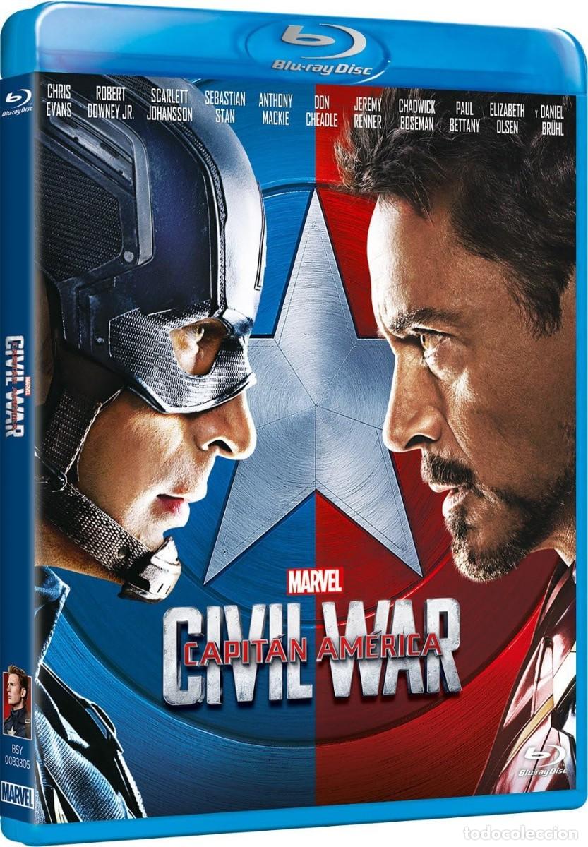 Cine: CAPITAN AMERICA CIVIL WAR BLURAY 3D COMO NUEVO