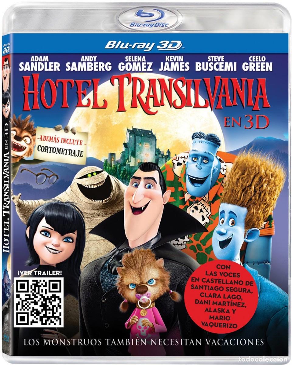 Cine: HOTEL TRANSILVANIA BLURAY 3D COMO NUEVO + UN CORTOMETRAJE ANIMADO