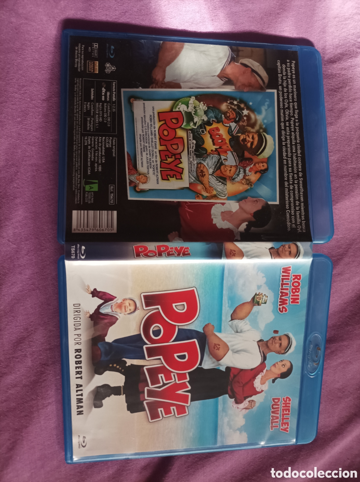 Cine: POPEYE ROBIN WILLIAMS BLU RAY DISC ORIGINAL