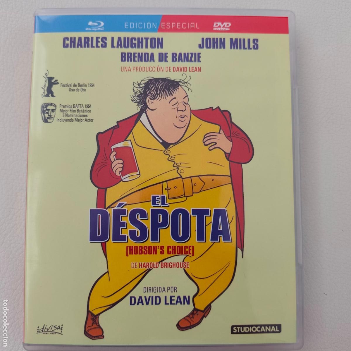 Cine: EL D&Eacute;SPOTA (1953) CHARLES LAUGHTON, JOHN MILLS -FILM DAVID LEAN -EDICION ESPECIAL BLU RAY + DVD