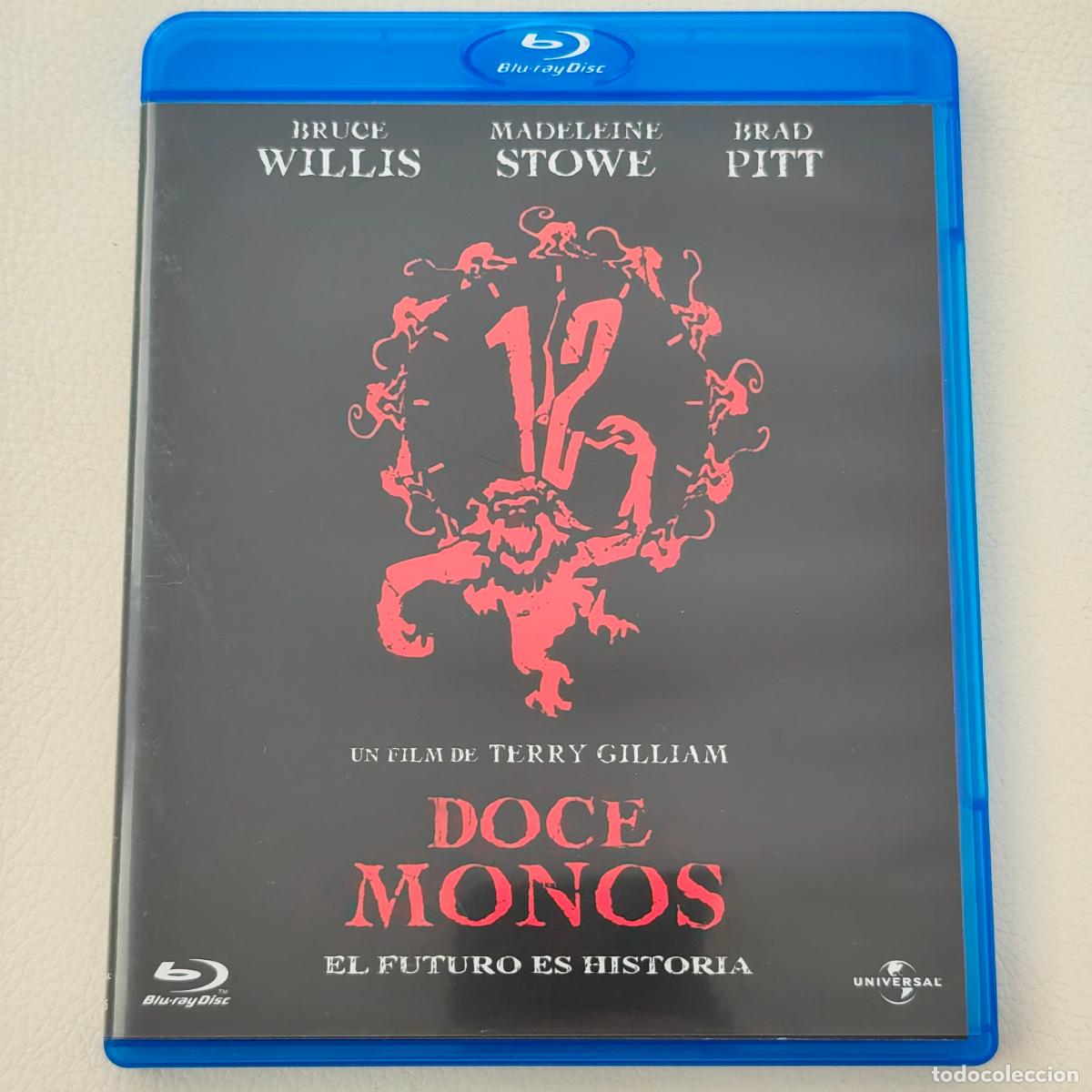 Cine: Doce (12) monos en Blu ray - (Terry Gilliam, Bruce Willis, Madeleine Stowe, Brad Pitt ... )