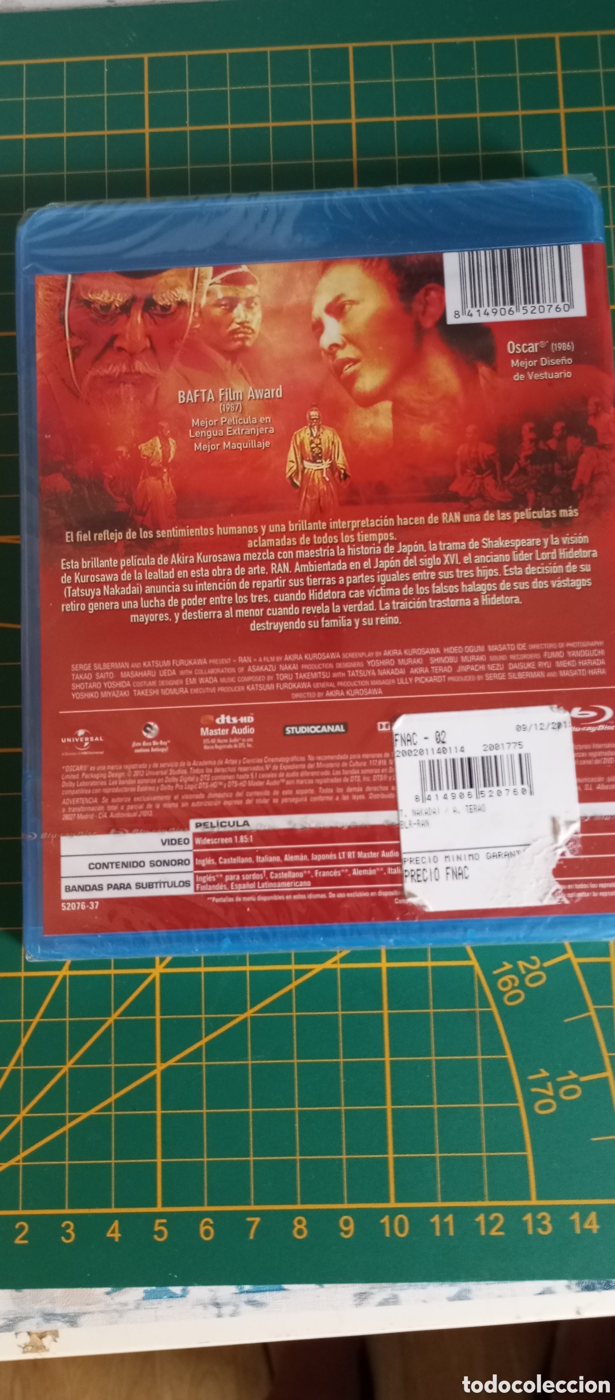 Cine: Ran Akira Kurosawa blu-ray disc - Foto 2