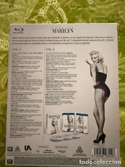 Cine: MARILYN MONROE - FOREVER MARILYN - 7 Blu-Rays - Foto 2