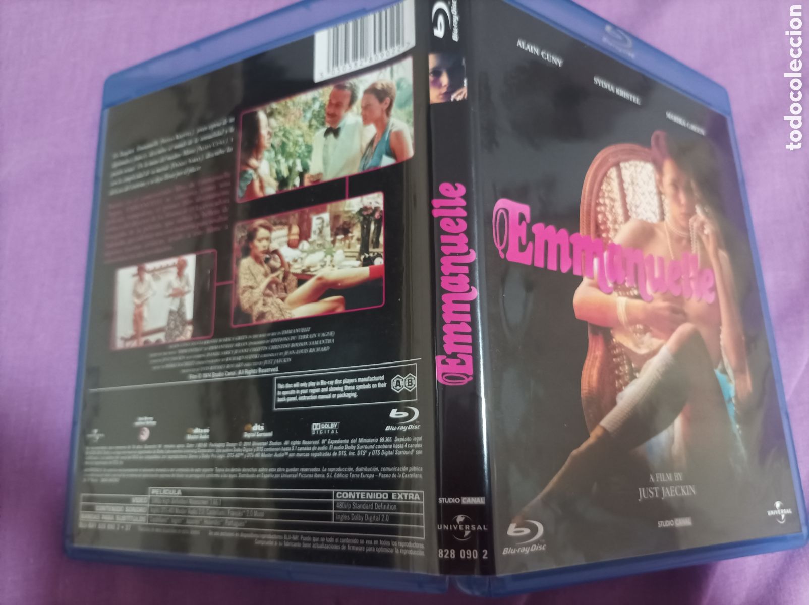 Cine: EMMANUELLE SYLVIA KRISTEL BLU RAY DISC ORIGINAL primera edicion