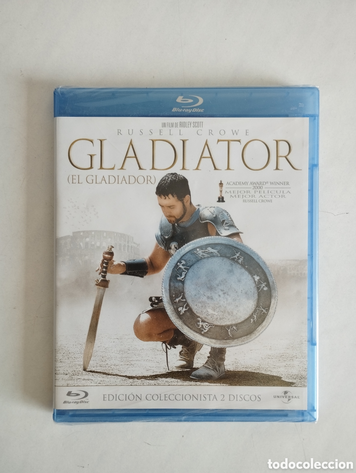 Cine: PELICULA BLU-RAY GLADIATOR (EDICI&Oacute;N COLECCIONISTA 2 DISCOS) SIN ABRIR PRECINTADA