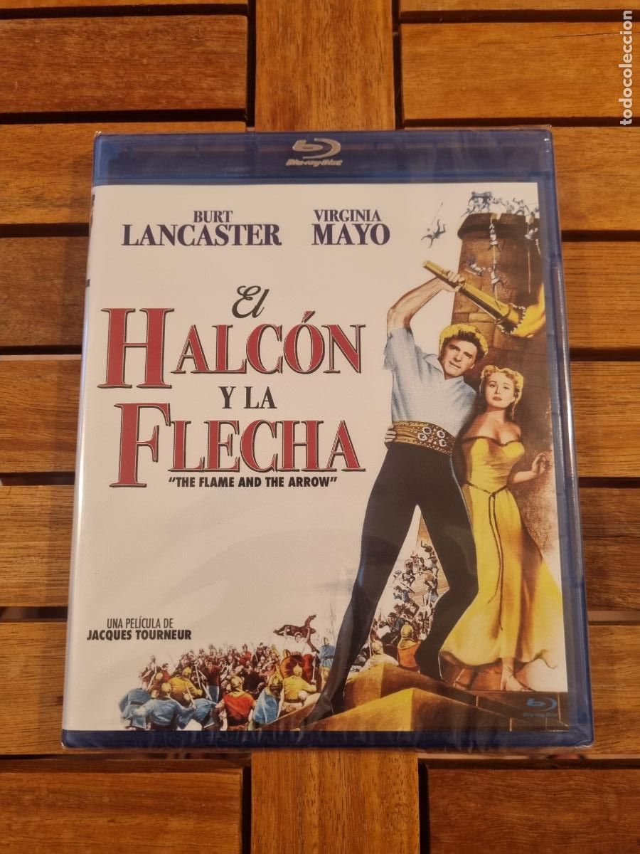 Cine: El halc&oacute;n y la flecha - Blu-ray nuevo - The flame and the arrow - Burt Lancaster y Virginia Mayo