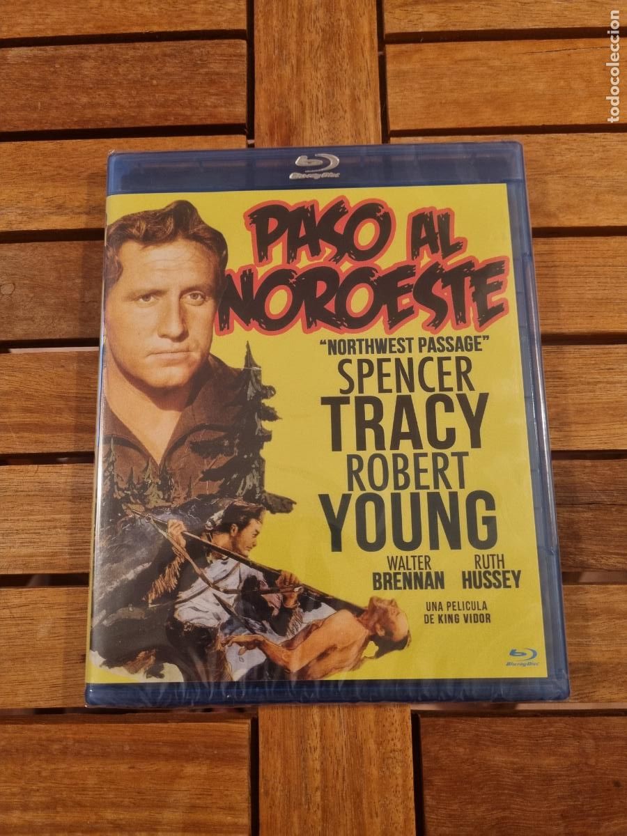 Cine: Paso al noroeste - Blu-ray nuevo - Northwest passage - Spencer Tracy y Robert Young
