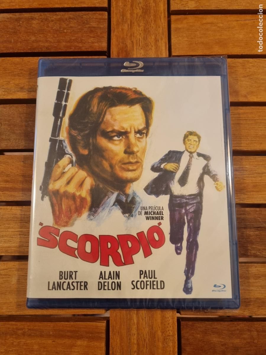 Cine: Scorpio - Blu-ray nuevo - Burt Lancaster, Alain Delon y Paul Scofield