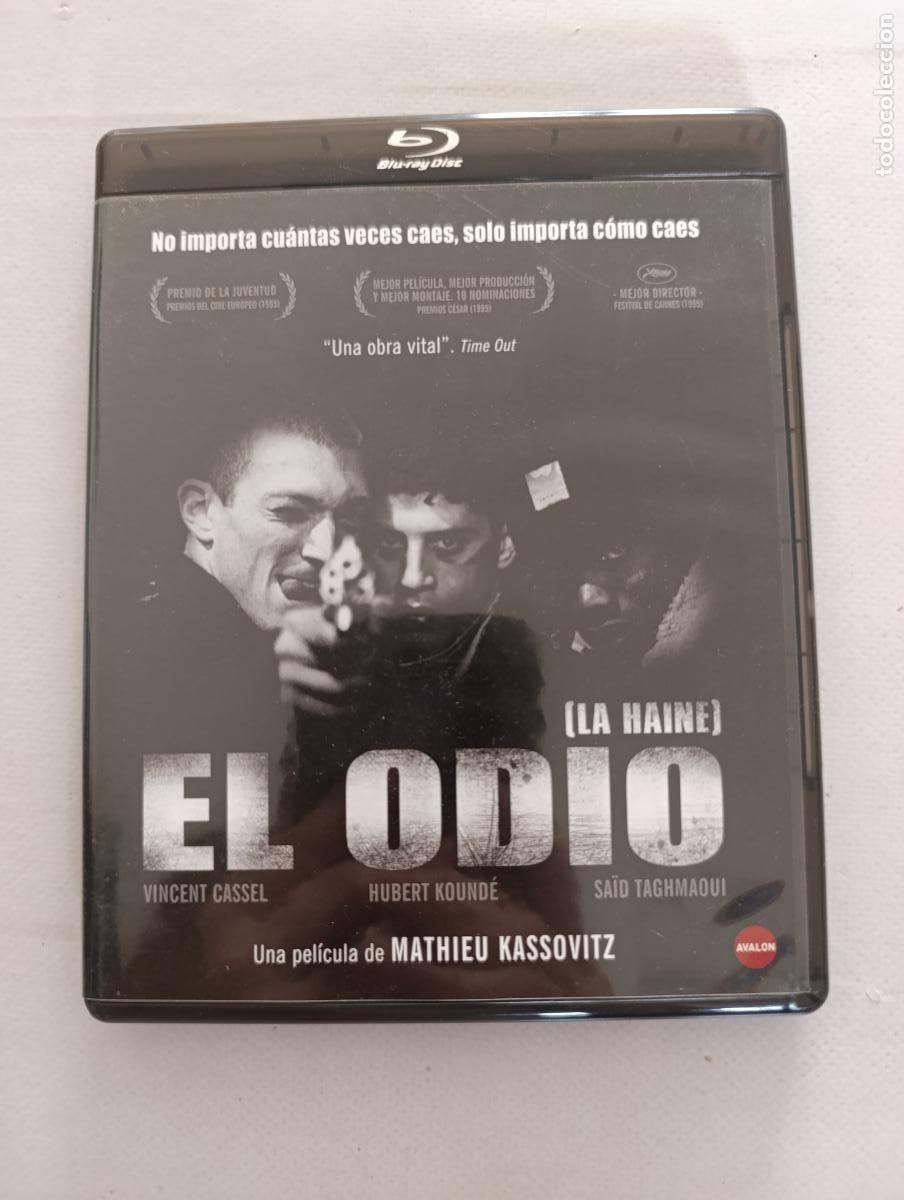 Cine: BLU-RAY EL ODIO (LA HAINE) - MATHIEU KASSOVITZ - VINCENT CASSEL (6K)