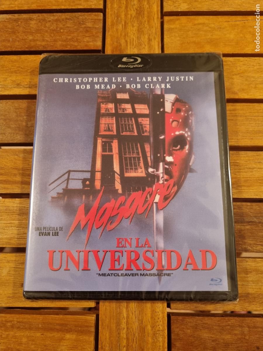 Cine: Masacre en la universidad - Blu-ray nuevo - Meatcleaver massacre - Christopher Lee
