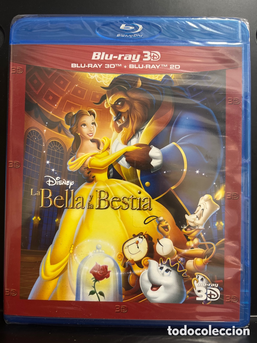 Cine: LA BELLA Y LA BESTIA BLU RAY 3D DISNEY 2 DISCOS ( 2014 )