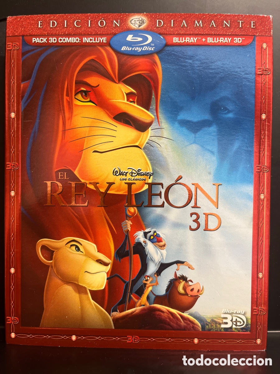 Cine: EL REY LE&Oacute;N 3D : EDICI&Oacute;N DIAMANTE PACK 3D COMBO 2 BLU RAY