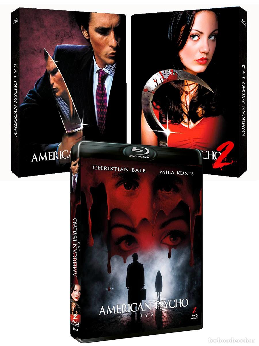 Cine: N0926 American Psycho 1 y 2 BDs + Steelbook