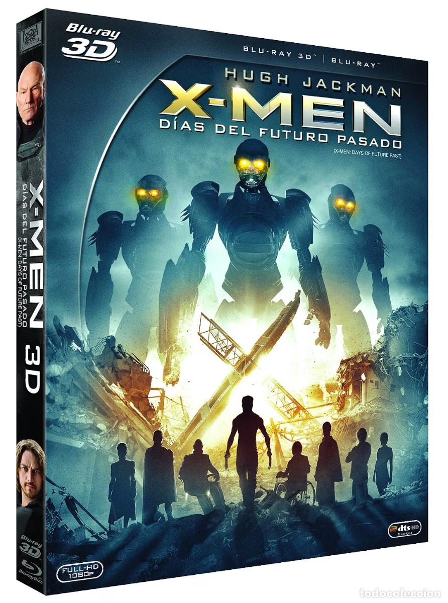 Cine: X-MEN DIAS DEL FUTURO PASADO - BLURAY 3D CON SOBREFUNDA Y COMO NUEVO