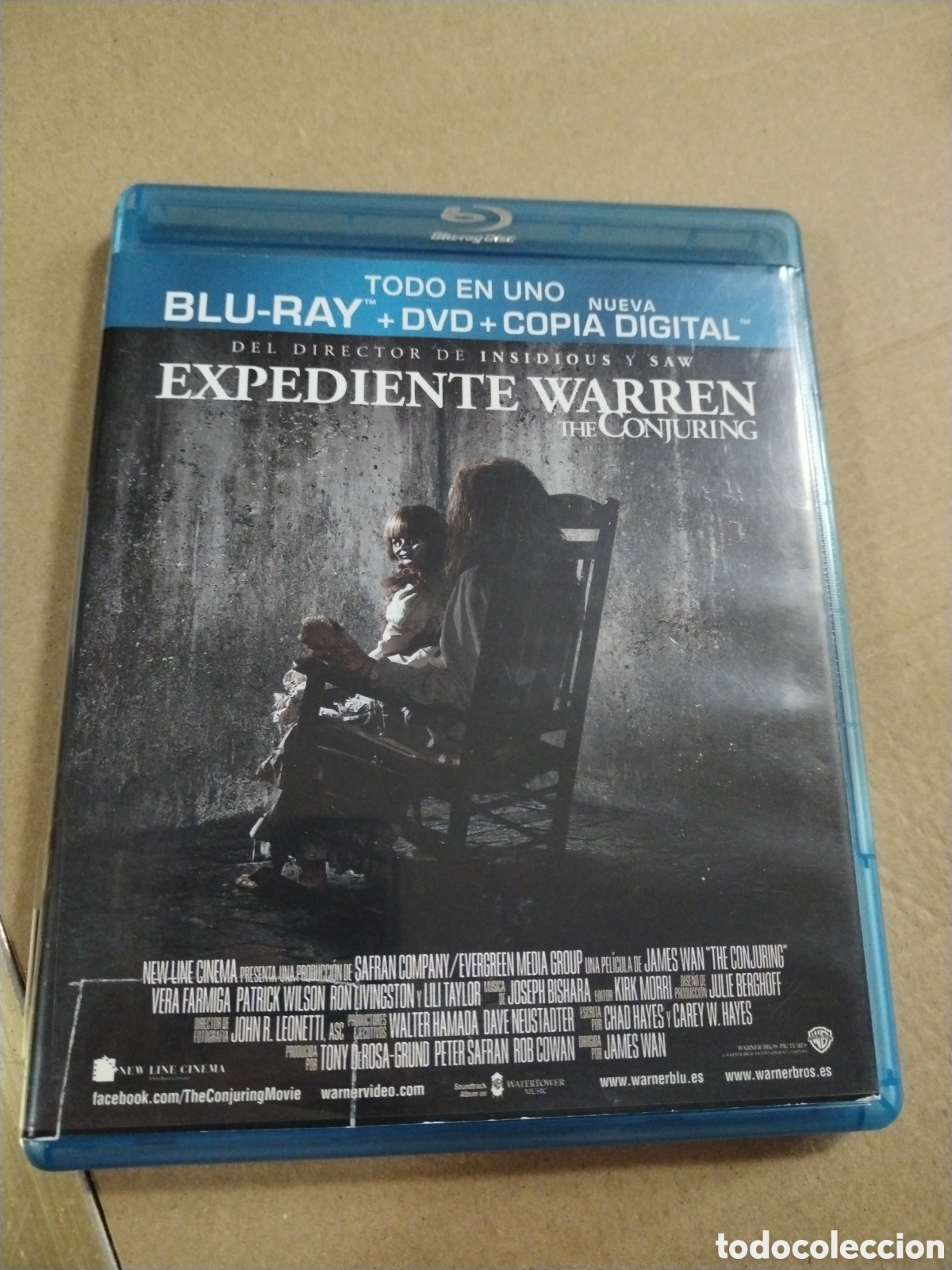 Cine: EXPEDIENTE WARREN. THE CONJURING. BLU RAY