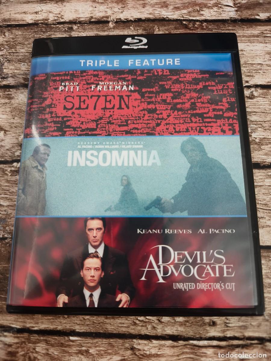 Cinema: 3 BLU RAY - SEVEN - PACTAR CON EL DIABLO - INSOMNIA - LEER DESCRIPCI&Oacute;N Y CONDICIONES DE VENTA