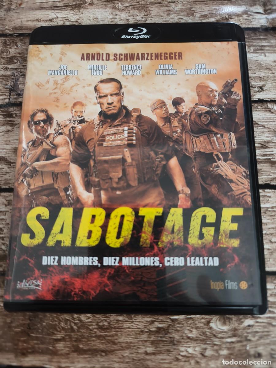 Cine: BLU RAY - SABOTAGE - ARNOLD SCHWARZENEGGER , SAM WORTHINGTON - LEER CONDICIONES DE VENTA