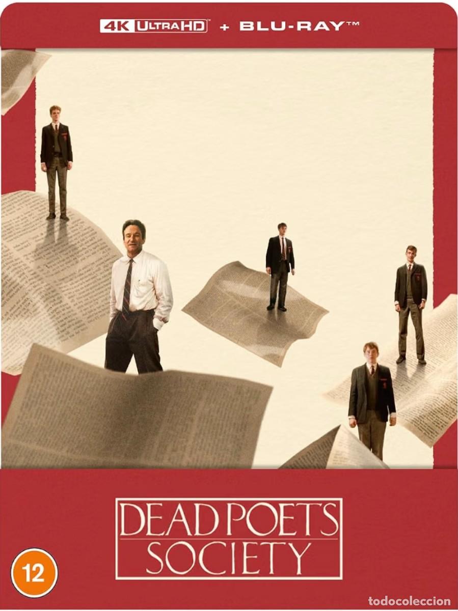 Cine: Dead Poets Society (El club de los poetas muertos, Peter Weir, 1989) - EDICION METALICA 4K UHD