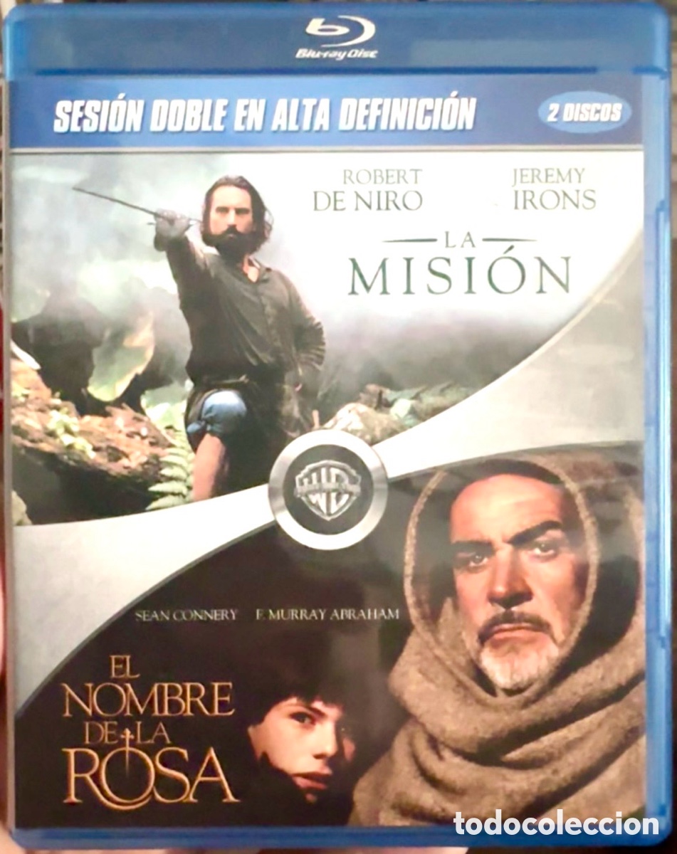 Cine: La Misi&oacute;n / El Nombre de la Rosa Blu-ray