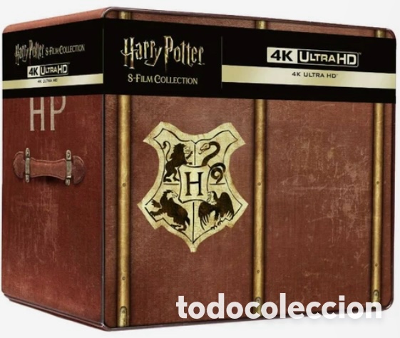 Cine: HARRY POTTER COLECCION 8 PELICULAS - Colecci&oacute;n SteelBook del 25&ordm; aniversario 4K UHD