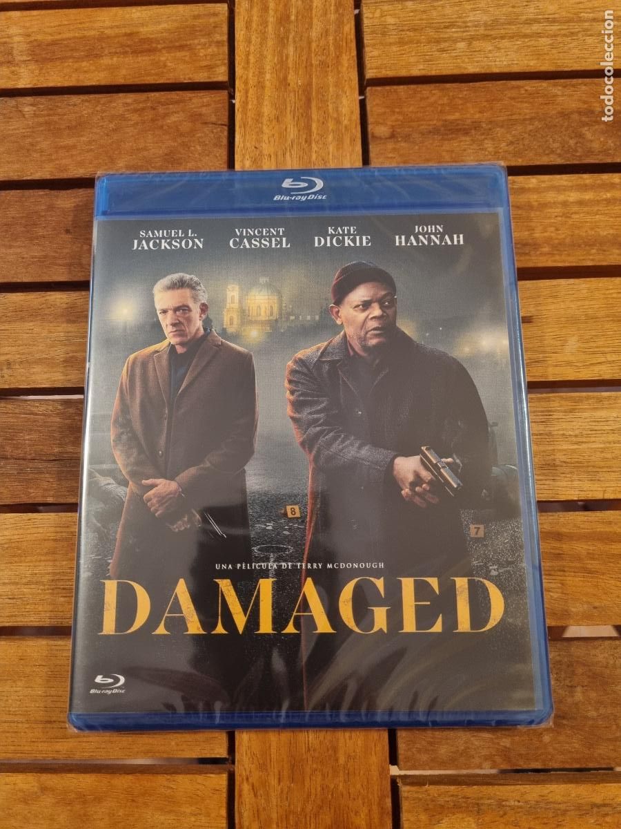 Cine: Damaged - Blu-ray nuevo - Samuel L. Jackson y Vincent Cassel