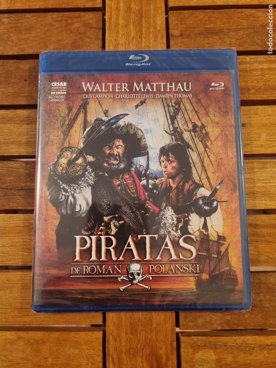 Cine: Piratas - Blu-ray nuevo - Pirates - Roman Polanski - Waltter Matthau
