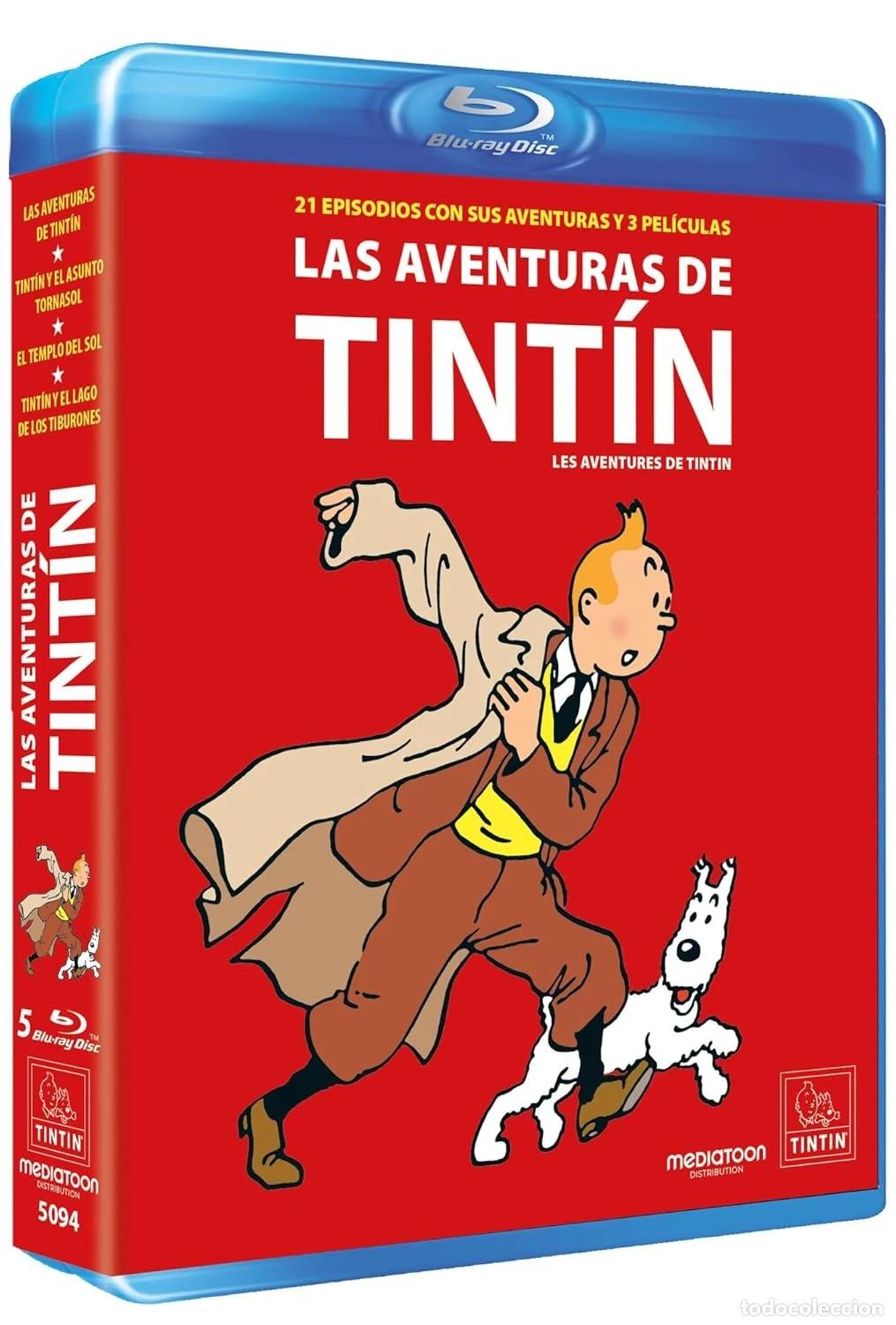 Cine: Las Aventuras de Tint&iacute;n (Edici&oacute;n especial, 5 Blu-ray) [Blu-ray] (Varios a&ntilde;os) Les Aventures de Tinti