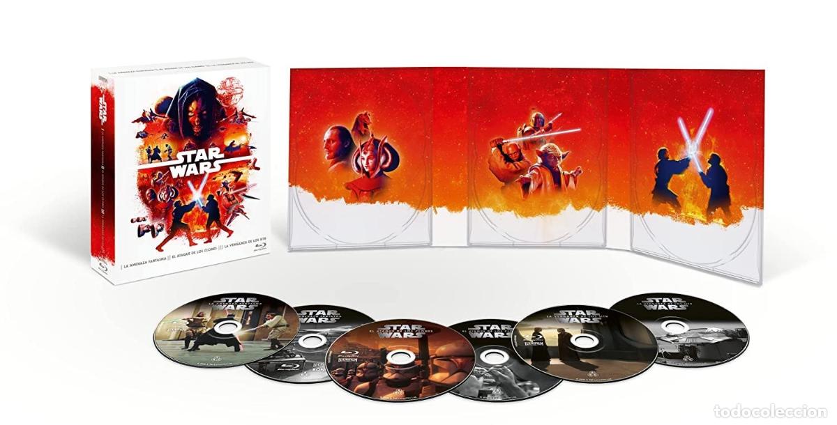 Cinema: Trilog&iacute;a Star Wars Episodios 1-3 (Ediciones remasterizadas) (Pel&iacute;culas + Extras) [Blu-ray]