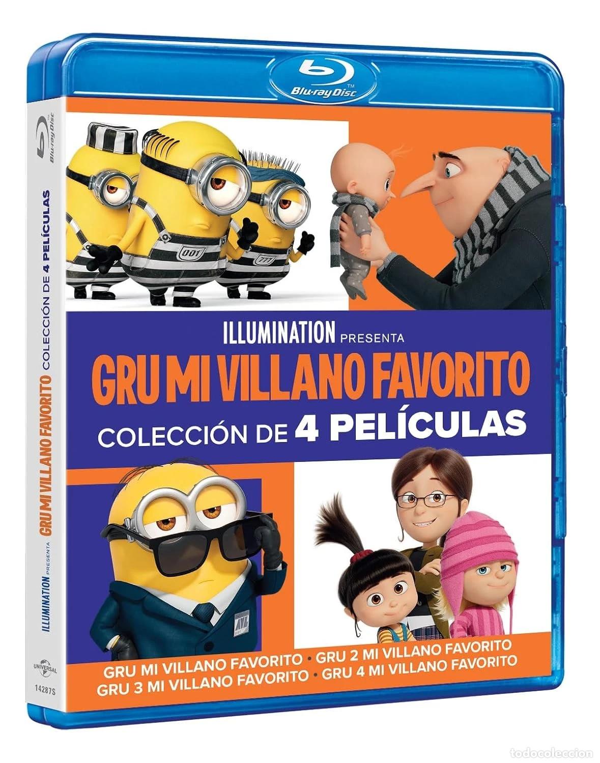 Cinema: Gru 4. Mi Villano Favorito 1-4 [Blu-ray] (2024) Despicable Me 4
