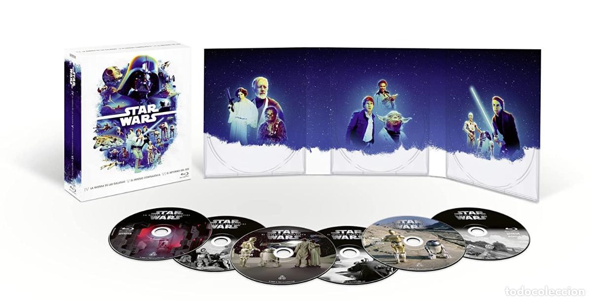 Cinema: Trilog&iacute;a Star Wars Episodios 4-6 (Ediciones remasterizadas) (Pel&iacute;culas + Extras) [Blu-ray]