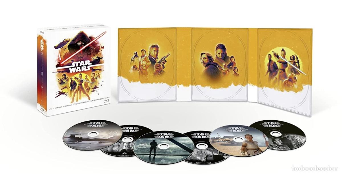 Cinema: Trilog&iacute;a Star Wars Episodios 7-9 (Ediciones remasterizadas) (Pel&iacute;culas + Extras) [Blu-ray]