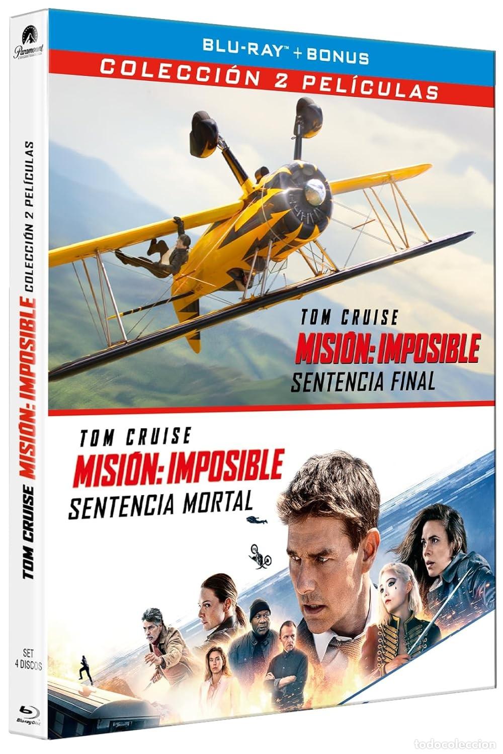 Cinema: Misi&oacute;n Imposible: Sentencia Mortal + Misi&oacute;n Imposible 8: Sentencia Final (4 discos) [Blu-ray] (2023,
