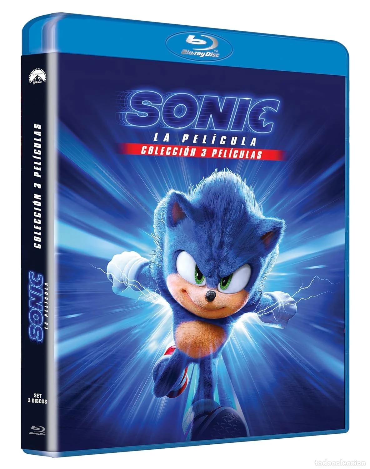Cinema: Sonic, La Pel&iacute;cula + Sonic 2: La Pel&iacute;cula + Sonic 3: La Pel&iacute;cula (Colecci&oacute;n 3 pel&iacute;culas, 3 Blu-ray)